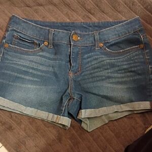 Time and Tru Blue Jean Shorts